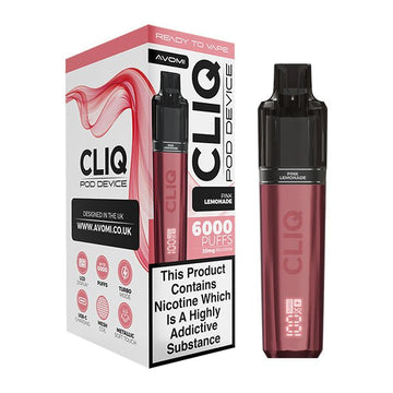 Avomi Cliq Kits - Pink Lemonade - PJW Vapes | UK Leading Vape Wholesaler