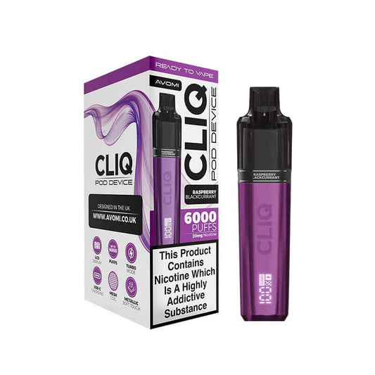 Avomi CLIQ Prefilled Pod Vape Kit - PJW Vapes | UK Leading Vape Wholesaler