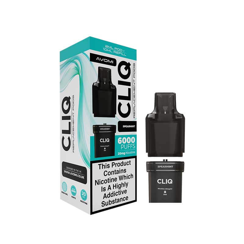 Avomi CLIQ Prefilled Vape Pod + Refill - PJW Vapes | UK Leading Vape Wholesaler