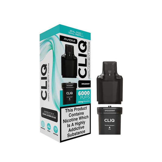 Avomi CLIQ Prefilled Vape Pod + Refill - PJW Vapes | UK Leading Vape Wholesaler
