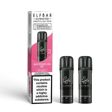Elfbar 600 2025 Pods - Watermelon Bubblegum - PJW Vapes | UK Leading Vape Wholesaler