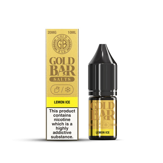 Gold Bar Nic Salt - 10ml - Lemon Lime - PJW Vapes | UK Leading Vape Wholesaler