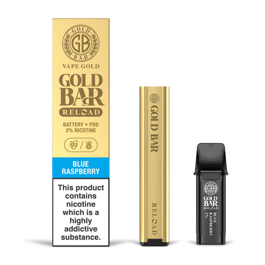 Gold Bar Reload - Blue Raspberry - PJW Vapes | Glasgow Vape Wholesaler