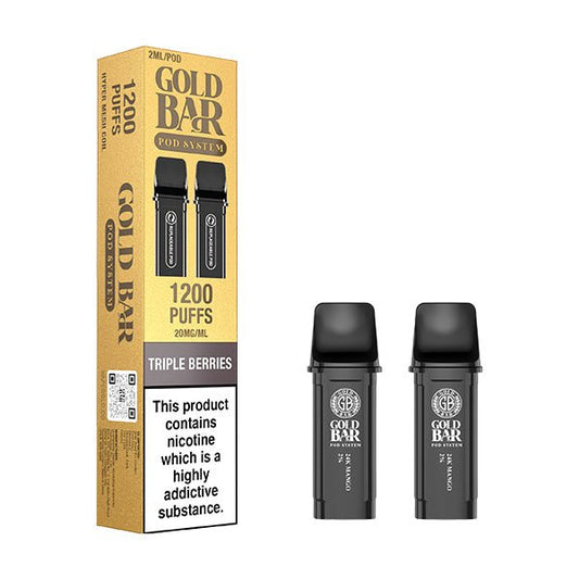 Gold Bar Reload Pods - Tripple Berries - PJW Vapes | UK Leading Vape Wholesaler