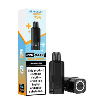 Hayati Pro Max+ Pods - Caribb Crush - PJW Vapes | UK Leading Vape Wholesaler