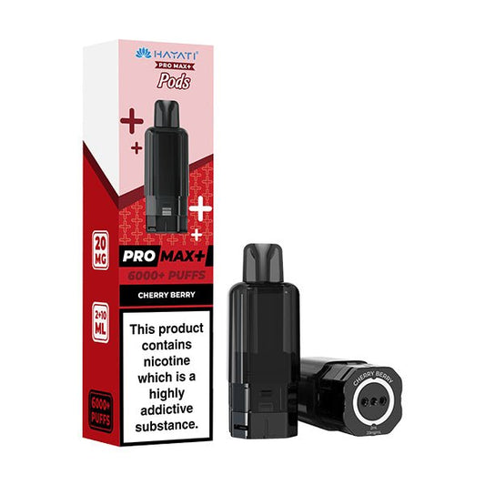 Hayati Pro Max+ Pods - Cherry Berry - PJW Vapes | UK Leading Vape Wholesaler