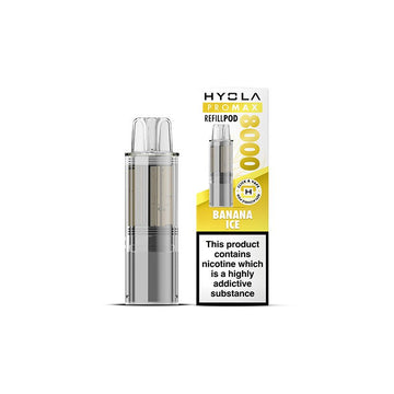 Hyola Pro Max 8000 - Refill - Banana Ice - PJW Vapes | UK Leading Vape Wholesaler