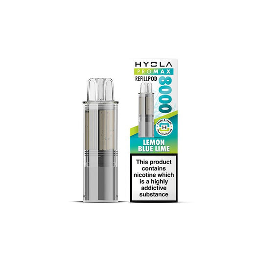 Hyola Pro Max 8000 - Refill - Lemon Blue Lime - PJW Vapes | UK Leading Vape Wholesaler