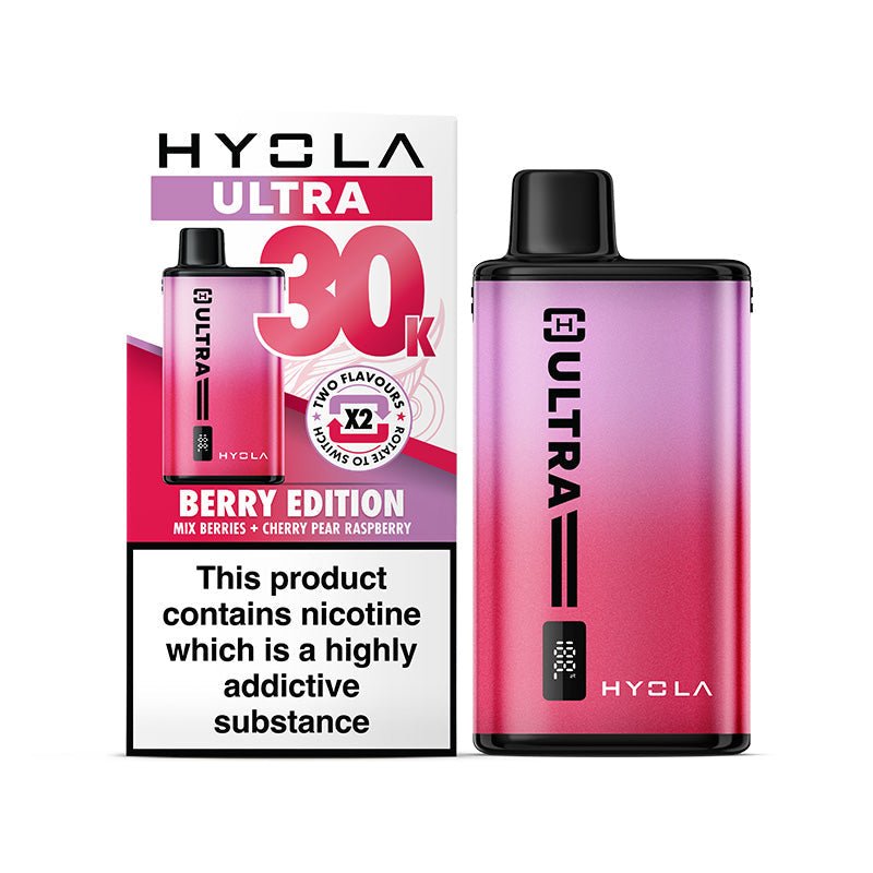Hyola Ultra 30K - Kit - Berry Edition - PJW Vapes | UK Leading Vape Wholesaler