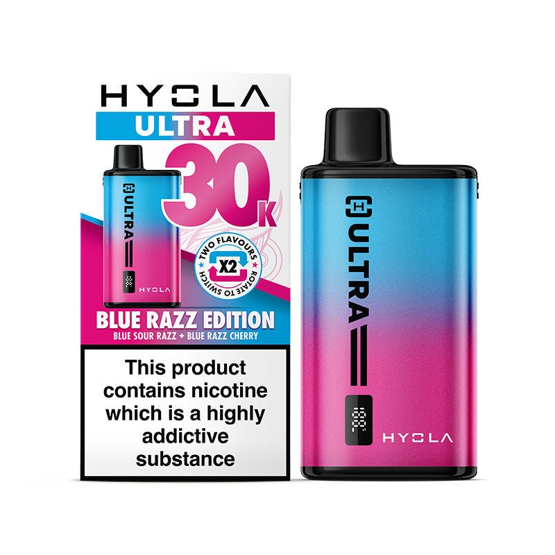 Hyola Ultra 30K - Kit - Blue Razz Edition - PJW Vapes | UK Leading Vape Wholesaler