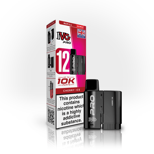 IVG Pro Pods - Cherry Ice - PJW Vapes | UK Leading Vape Wholesaler
