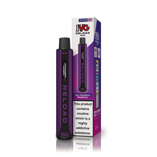 IVG Reload Mini Kit - Sour Blueberry Raspberry - PJW Vapes | UK Leading Vape Wholesaler
