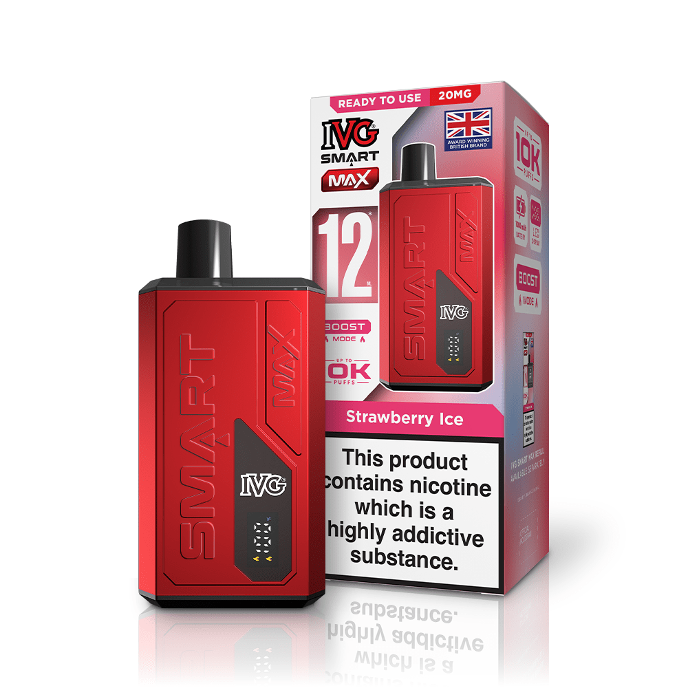 IVG Smart Max Kit - Strawberry Ice - PJW Vapes | UK Leading Vape Wholesaler