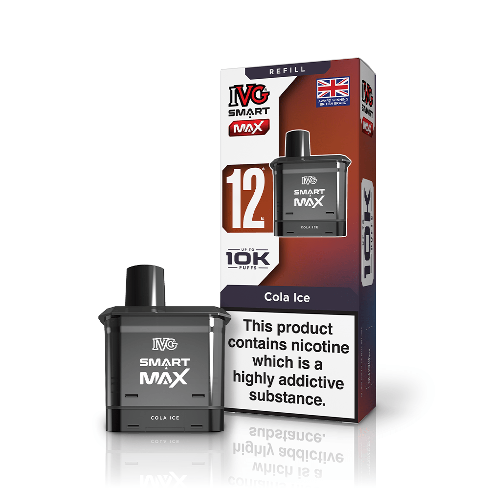 IVG Smart Max - Refill - Cola Ice - PJW Vapes | UK Leading Vape Wholesaler