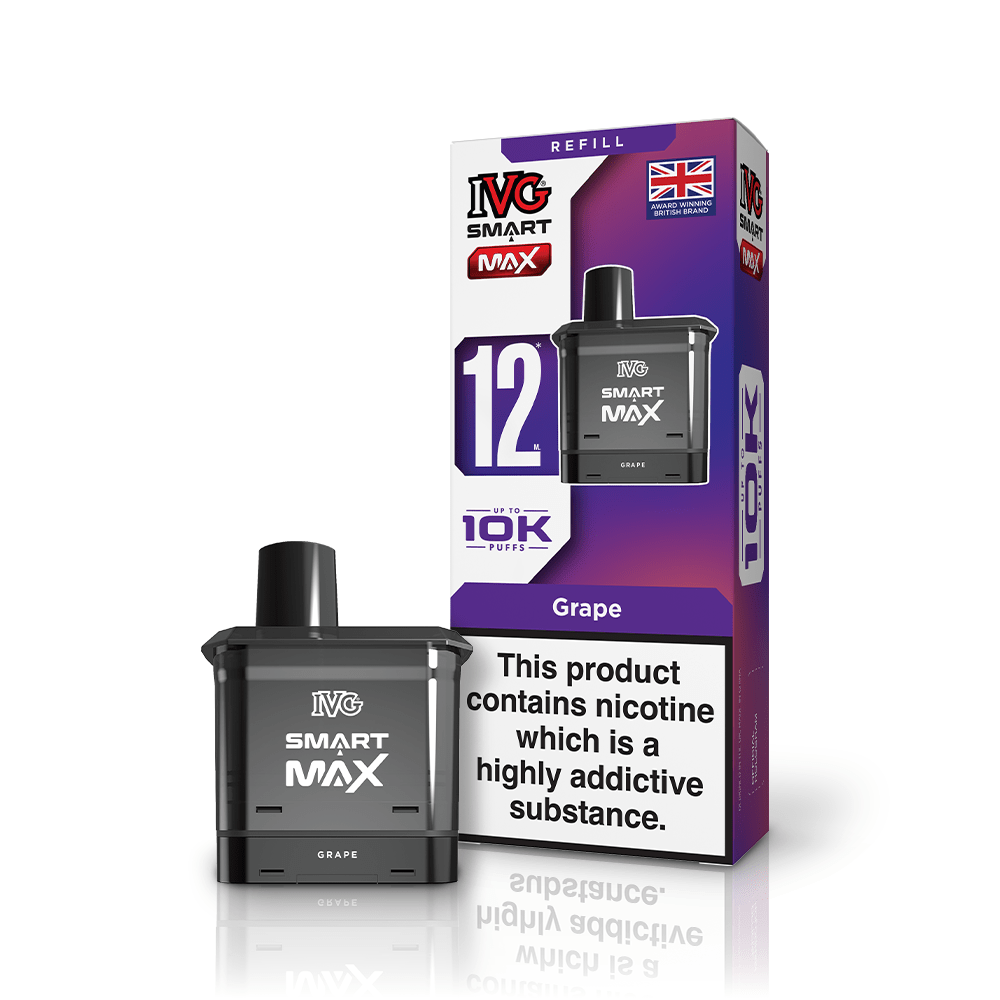 IVG Smart Max - Refill - Grape - PJW Vapes | UK Leading Vape Wholesaler