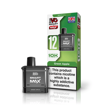 IVG Smart Max - Refill - Green Apple - PJW Vapes | UK Leading Vape Wholesaler