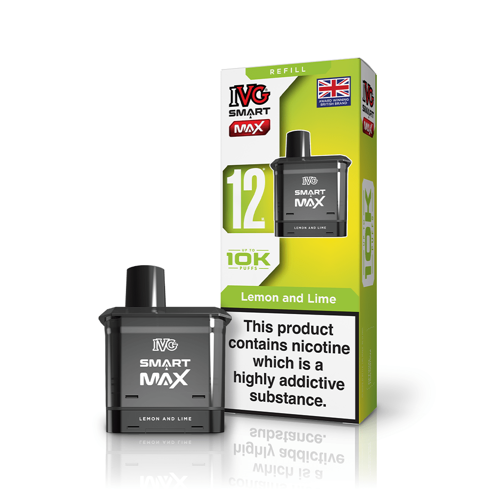 IVG Smart Max - Refill - Lemon And Lime - PJW Vapes | UK Leading Vape Wholesaler