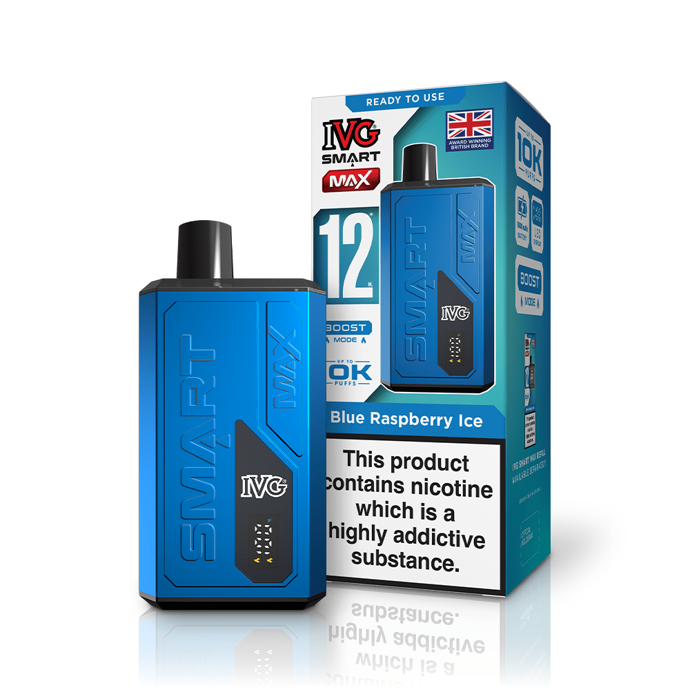 IVG Smart Max - Starter Kit - Blue Raspberry Ice - PJW Vapes | UK Leading Vape Wholesaler