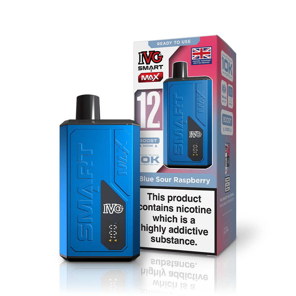 IVG Smart Max - Starter Kit - Blue Sour Raspberry - PJW Vapes | UK Leading Vape Wholesaler
