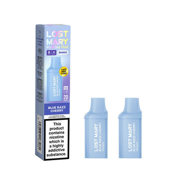 Lost Mary BM600 2025 Pods - Blue Razz Cherry - PJW Vapes | UK Leading Vape Wholesaler