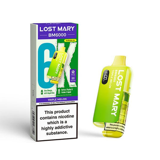 Lost Mary BM6000 Kits - Triple Melon - PJW Vapes | UK Leading Vape Wholesaler
