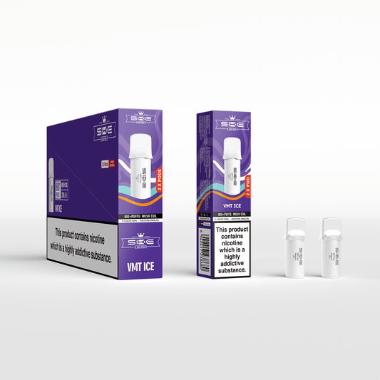 SKE 600 Refill Pod 2 Pack - Vmt - PJW Vapes | UK Leading Vape Wholesaler