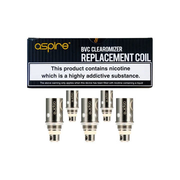 Aspire BVC - BVC Coils - 1.8 Ohm - PJW Vapes | Glasgow Vape Wholesaler