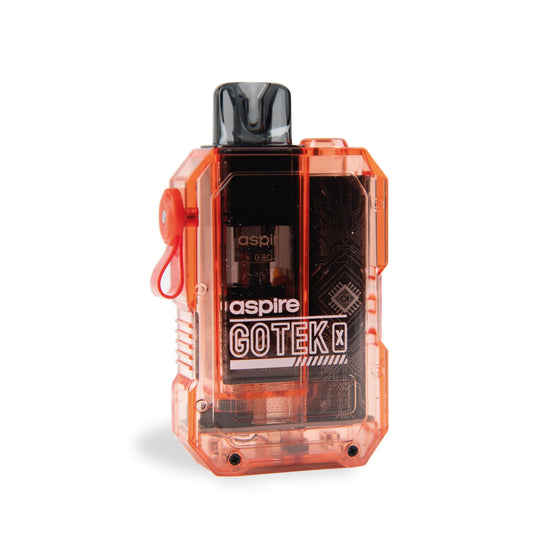 Aspire Gotek X - Translucent Orange - PJW Vapes | Glasgow Vape Wholesaler