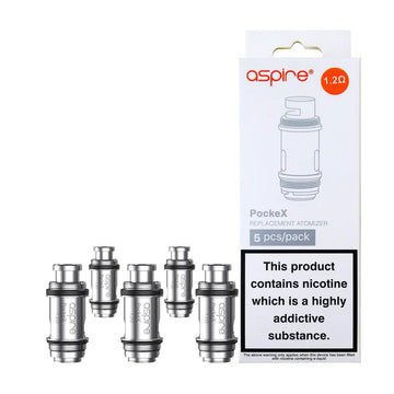 Aspire - PockeX Coil - 1.2 Ohm - PJW Vapes | Glasgow Vape Wholesaler