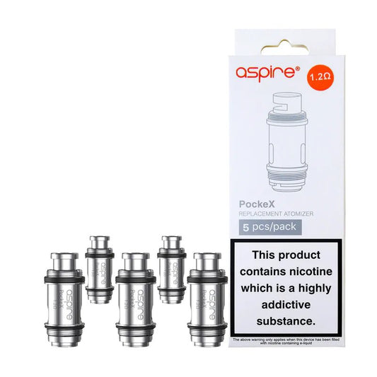 Aspire - PockeX Coil - 1.2 Ohm - PJW Vapes | Glasgow Vape Wholesaler