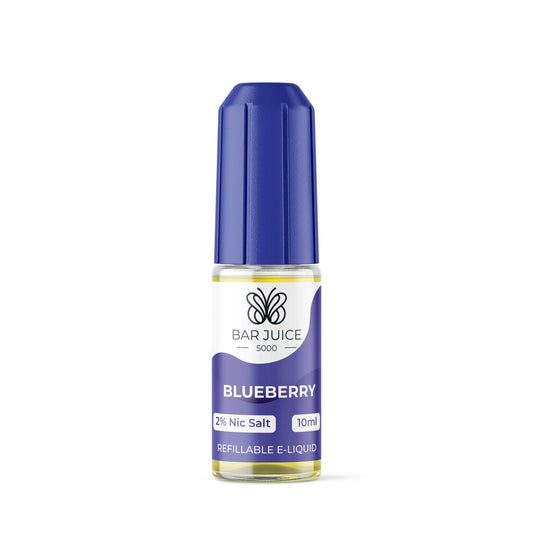 Bar Juice 5000 - 10ml - Blueberry - PJW Vapes | Glasgow Vape Wholesaler