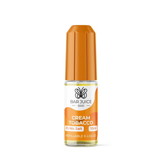 Bar Juice 5000 - 10ml - Cream Tobacco - PJW Vapes | Glasgow Vape Wholesaler