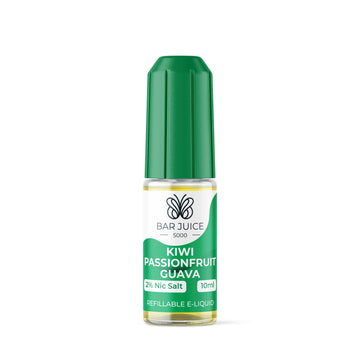 Bar Juice 5000 - 10ml - Kiwi Passionfruit Guava - PJW Vapes | Glasgow Vape Wholesaler