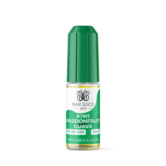 Bar Juice 5000 - 10ml - Kiwi Passionfruit Guava - PJW Vapes | Glasgow Vape Wholesaler
