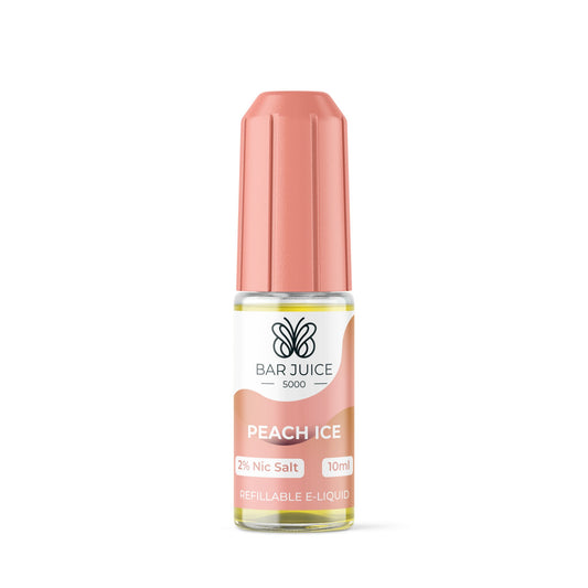 Bar Juice 5000 - 10ml - Peach Ice - PJW Vapes | Glasgow Vape Wholesaler