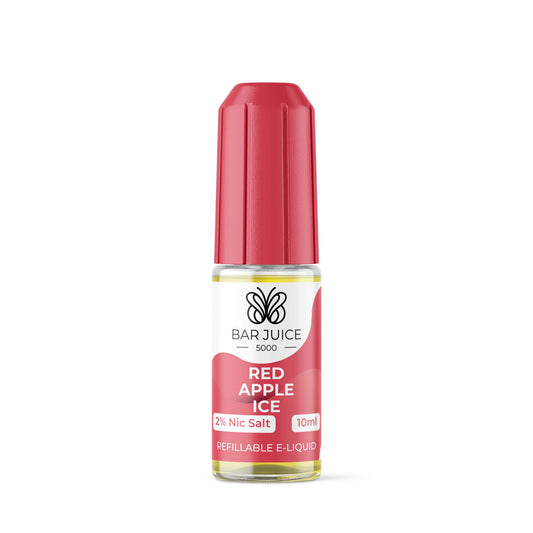 Bar Juice 5000 - 10ml - Red Apple Ice - PJW Vapes | Glasgow Vape Wholesaler
