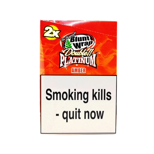 Blunt Wrap - Amber - Double Platinum - PJW Vapes | Glasgow Vape Wholesaler