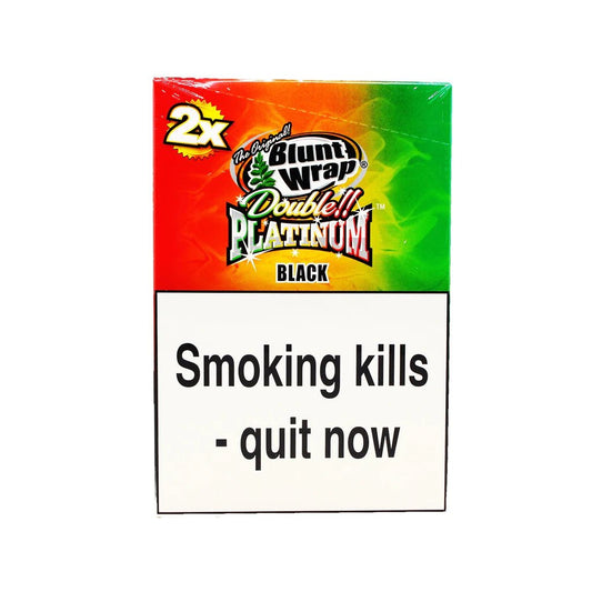 Blunt Wrap - Black - Double Platinum - PJW Vapes | Glasgow Vape Wholesaler