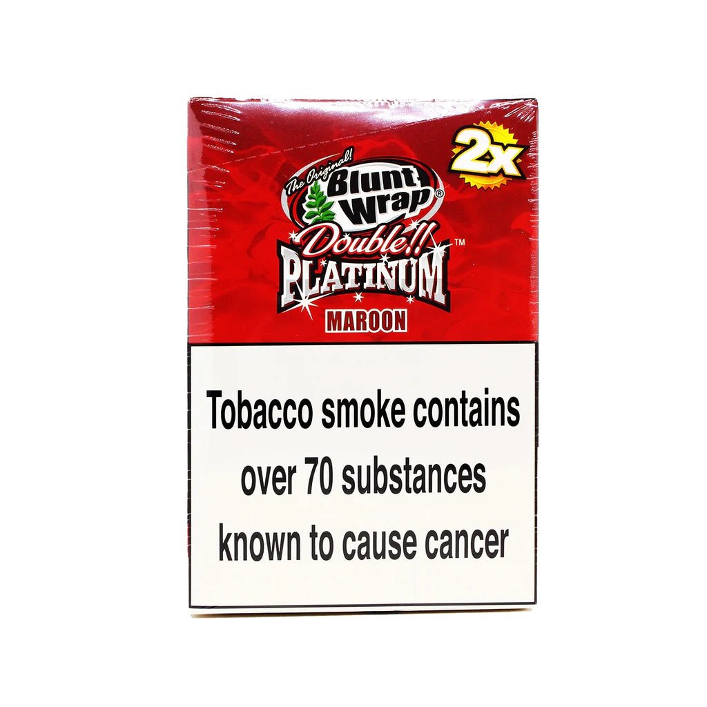 Blunt Wrap - Maroon - Double Platinum - PJW Vapes | Glasgow Vape Wholesaler
