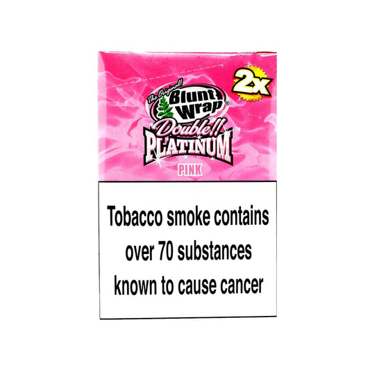 Blunt Wrap - Pink - Double Platinum - PJW Vapes | Glasgow Vape Wholesaler