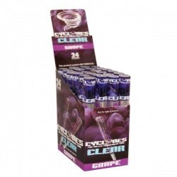 Cyclone Clear Pre Rolled Cones - Grape - PJW Vapes | Glasgow Vape Wholesaler