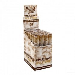 Cyclone Clear Pre Rolled Cones - White Chocolate - PJW Vapes | Glasgow Vape Wholesaler