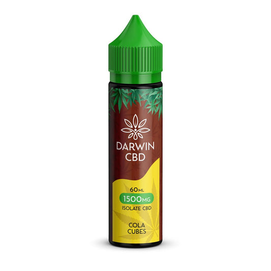 Darwin Isolate CBD 1500MG - 60ML - Cola Cubes - PJW Vapes | Glasgow Vape Wholesaler