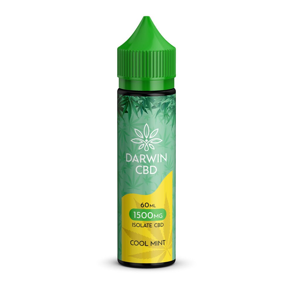 Darwin Isolate CBD 1500MG - 60ML - Cool Mint - PJW Vapes | Glasgow Vape Wholesaler