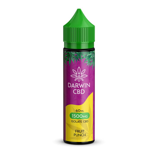 Darwin Isolate CBD 1500MG - 60ML - Fruit Punch - PJW Vapes | Glasgow Vape Wholesaler