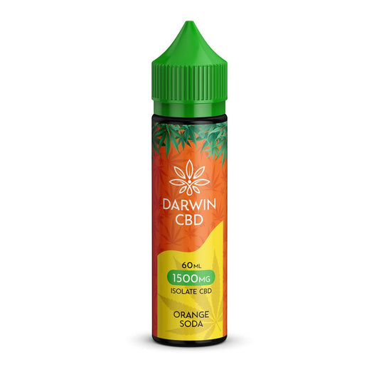 Darwin Isolate CBD 1500MG - 60ML - Orange Soda - PJW Vapes | Glasgow Vape Wholesaler