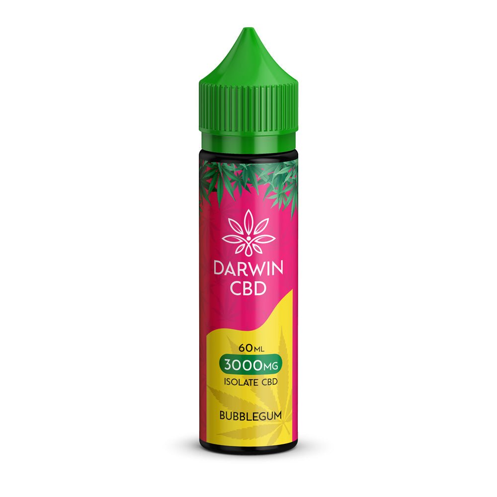 Darwin Isolate CBD 3000MG - 60ML - Bubblegum - PJW Vapes | Glasgow Vape Wholesaler