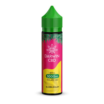 Darwin Isolate CBD 3000MG - 60ML - Bubblegum - PJW Vapes | Glasgow Vape Wholesaler