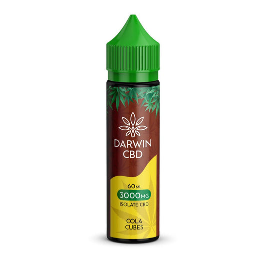Darwin Isolate CBD 3000MG - 60ML - Cola Cubes - PJW Vapes | Glasgow Vape Wholesaler