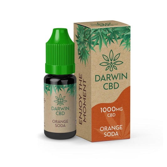 Dawin CBD 1000MG - 10ML - Orange Soda - PJW Vapes | Glasgow Vape Wholesaler
